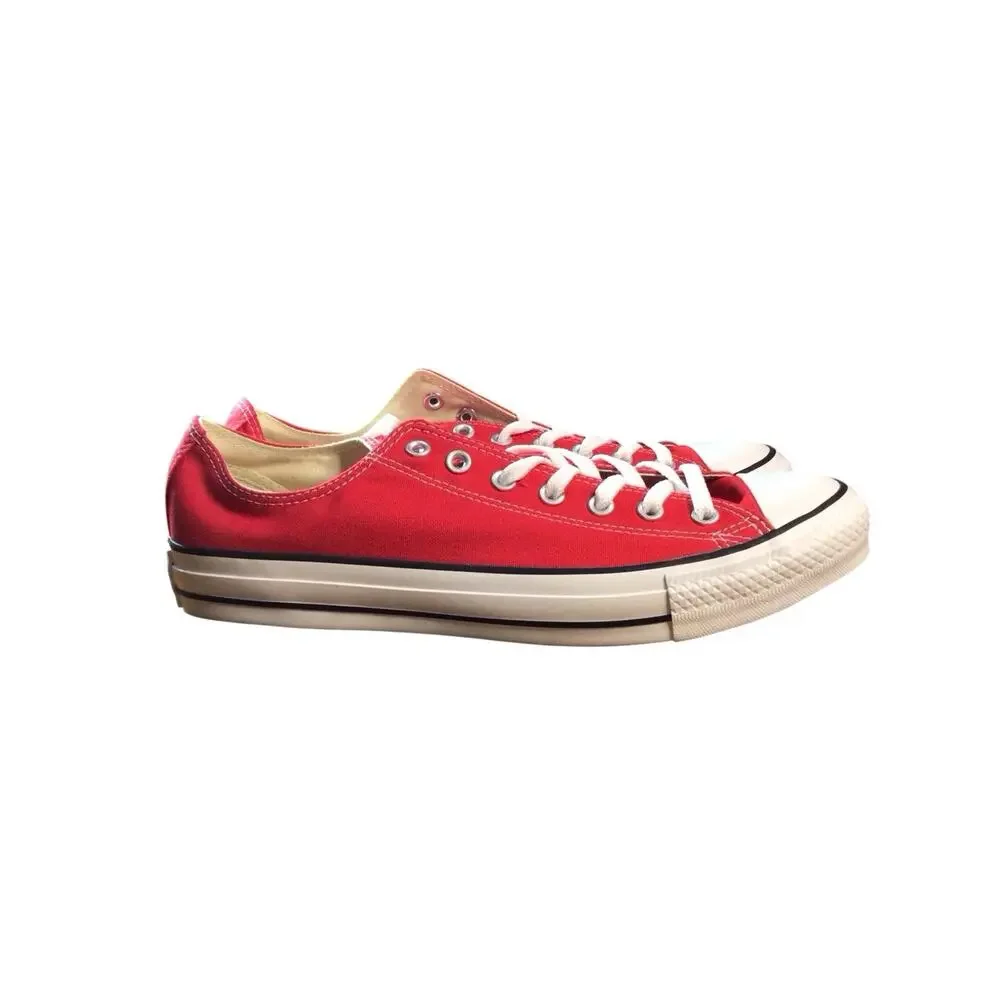 CONVERSE Chuck Taylor All Star Low Tops OX Red Unisex Mens Sz 11.5 Wo's Sz 13.5 - Picture 2 of 6